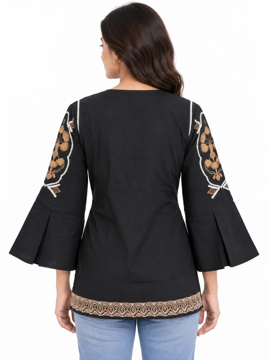 Latkan Embroidery Top Cotton Top