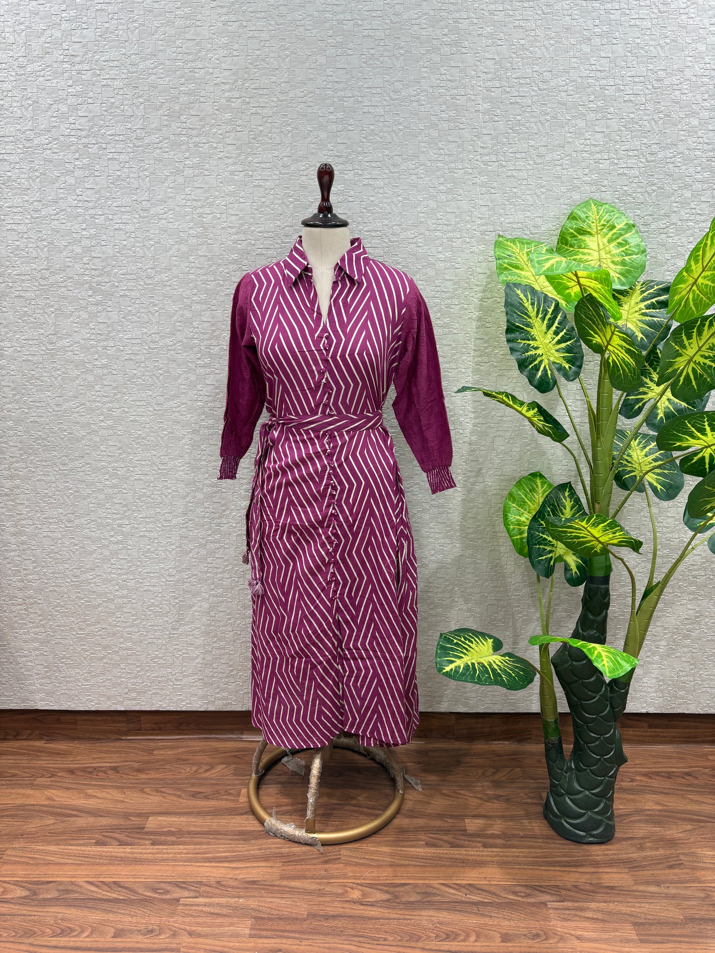 ZigZag- Mul Cotton One Pc.