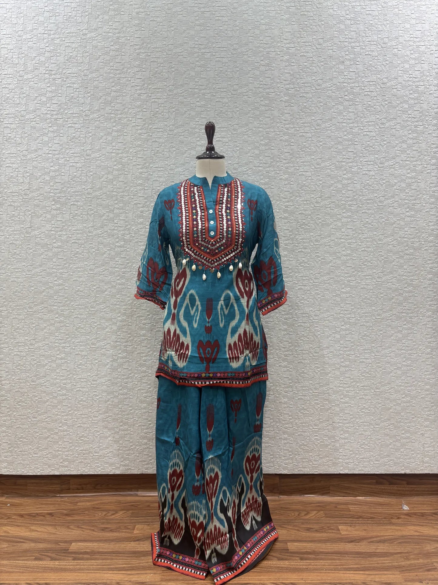 Ikkat Shell Coord Set 6937-7-2