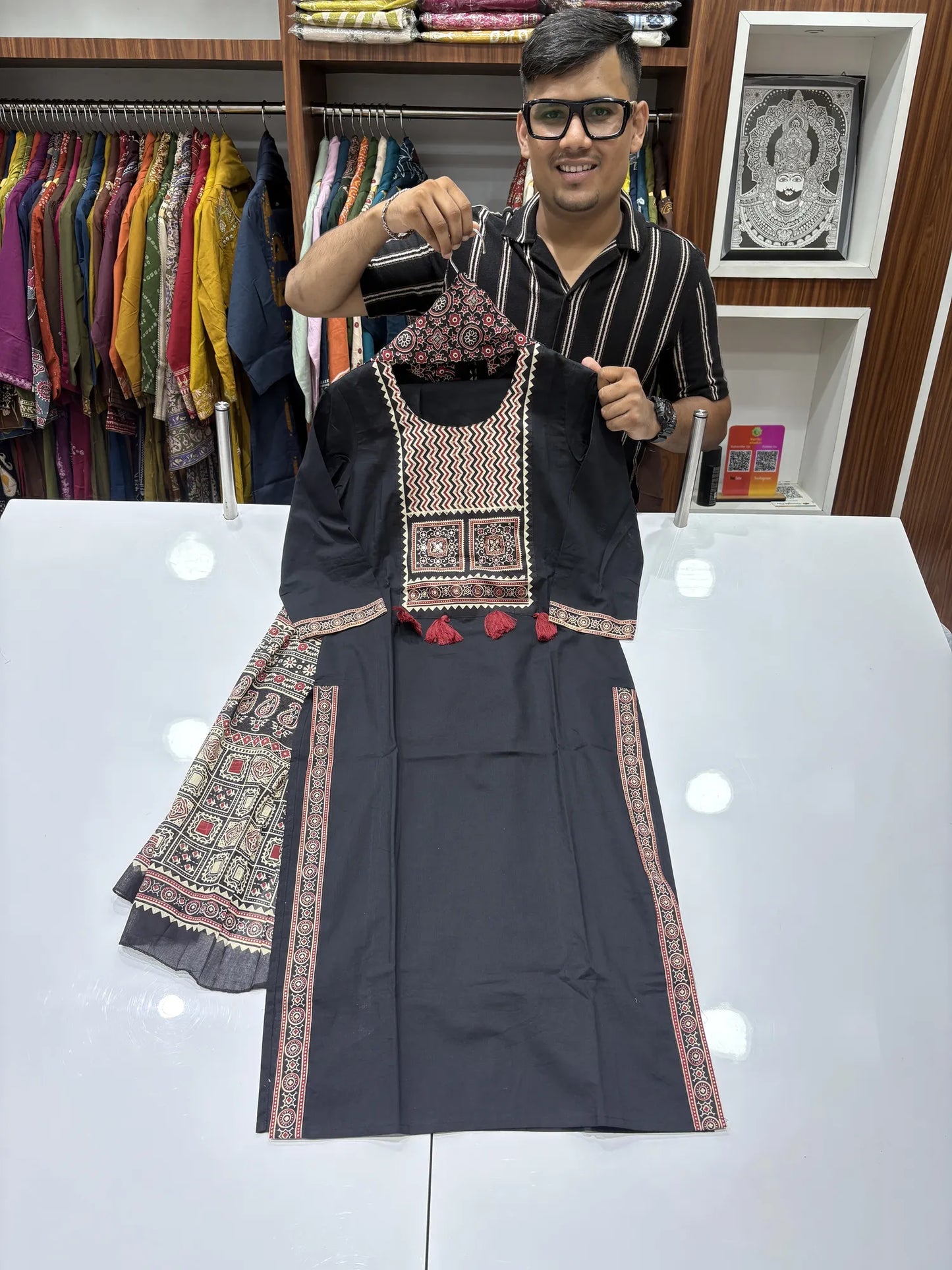 Kalamkari Dupatta Set 0881-7-60
