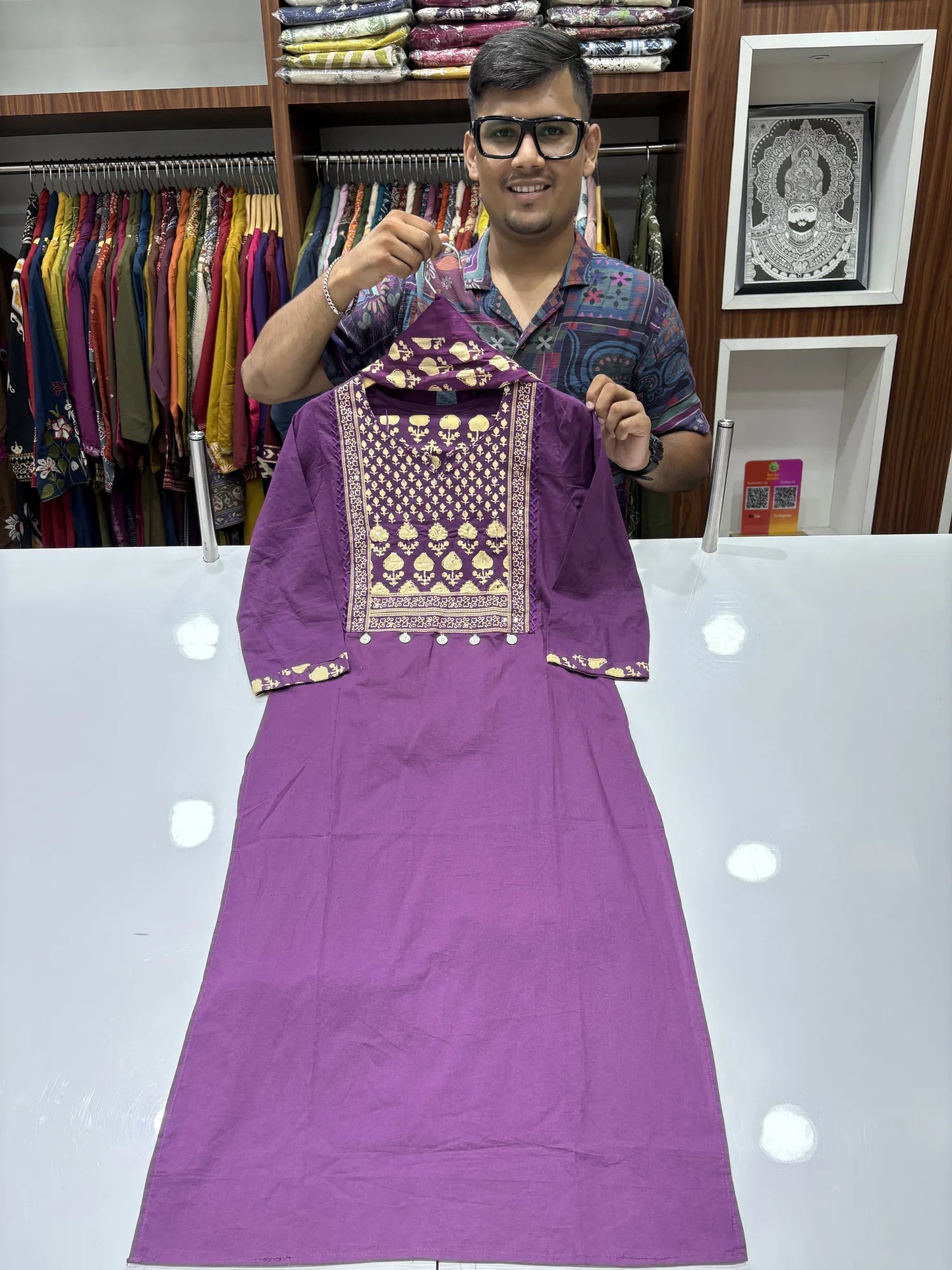 Spade Dupatta Set 0881-8-60
