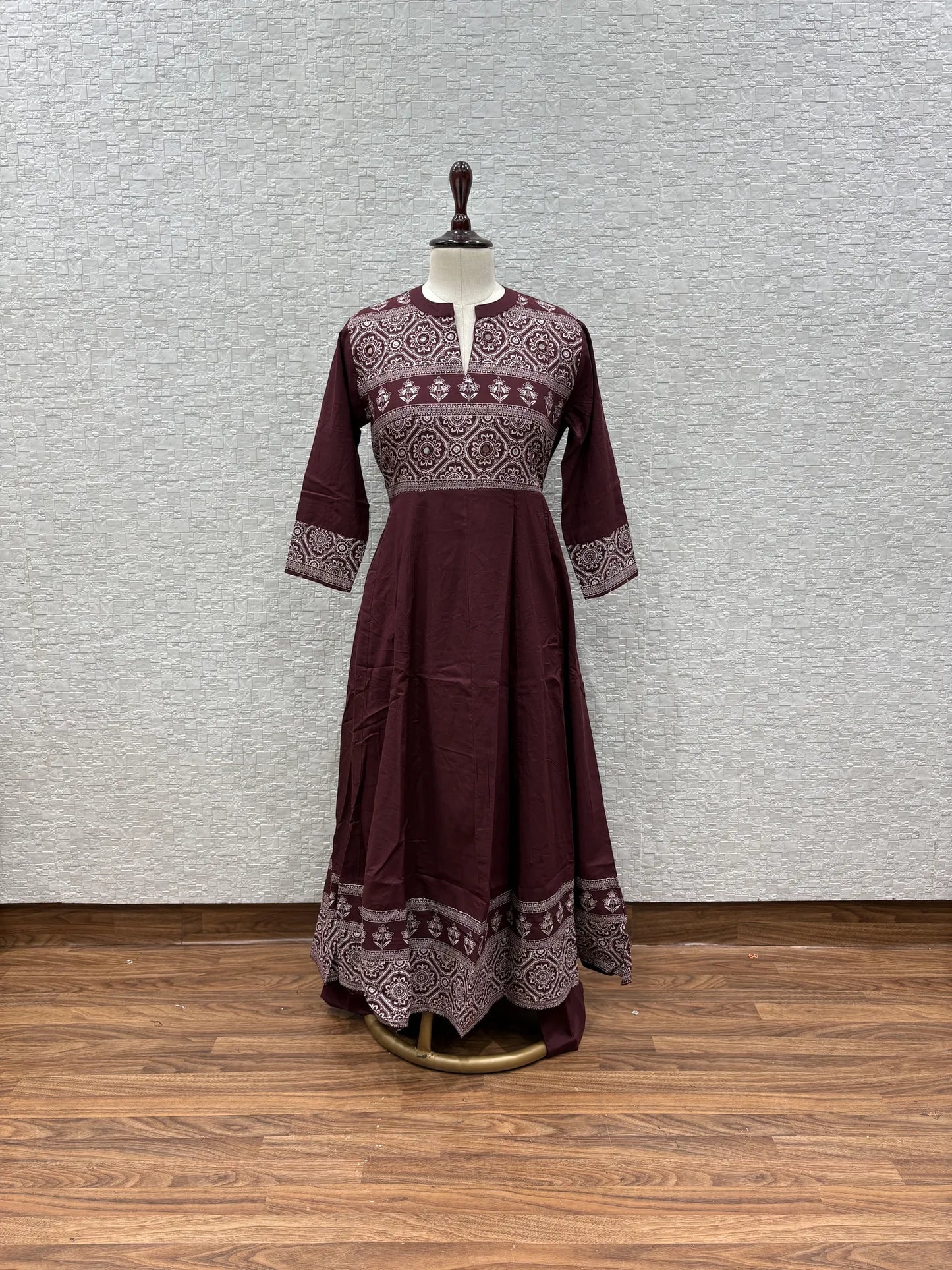Medallion Block Print Dupatta Set 147-18-60
