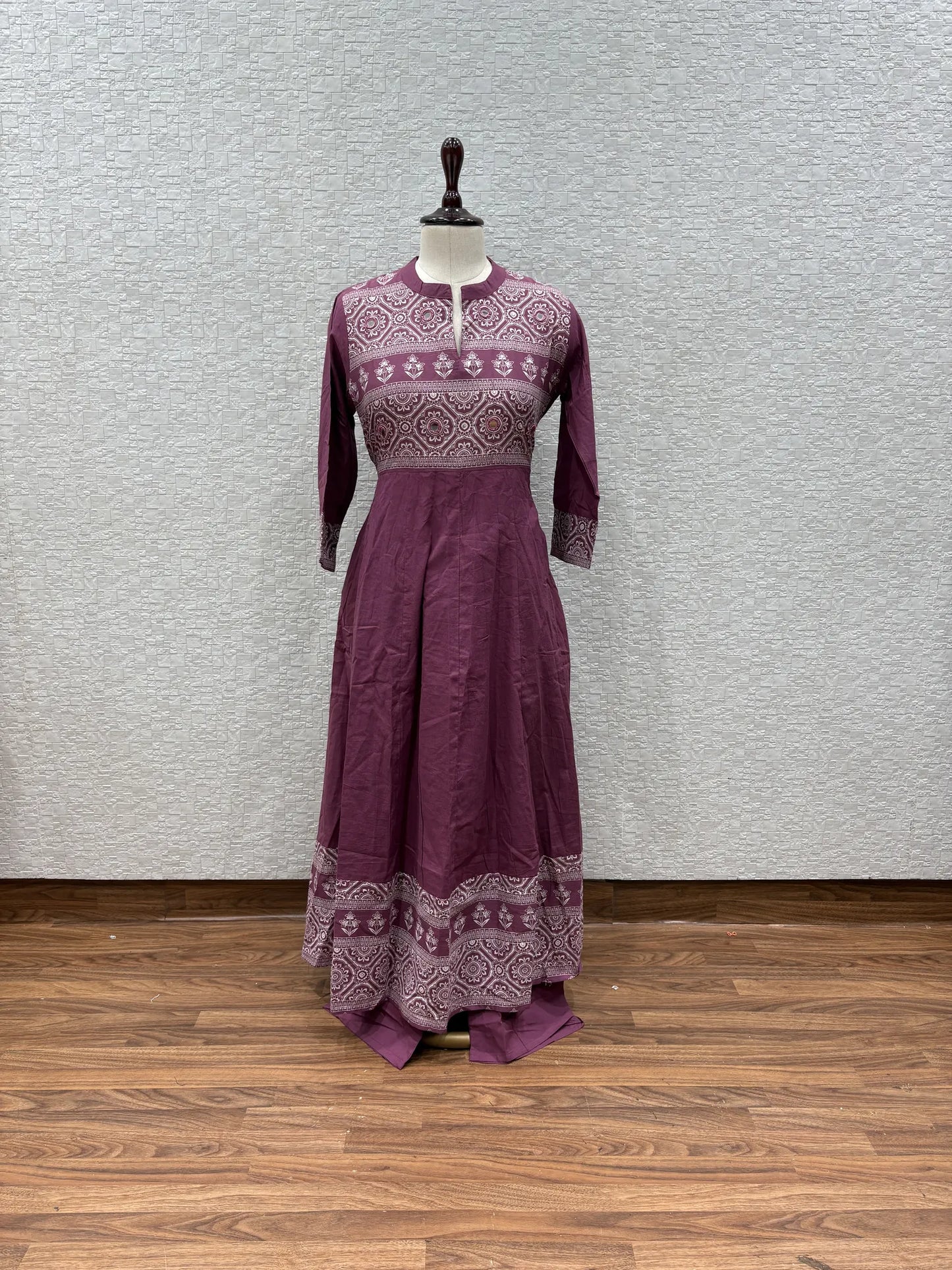 Medallion Block Print Dupatta Set 147-18-60