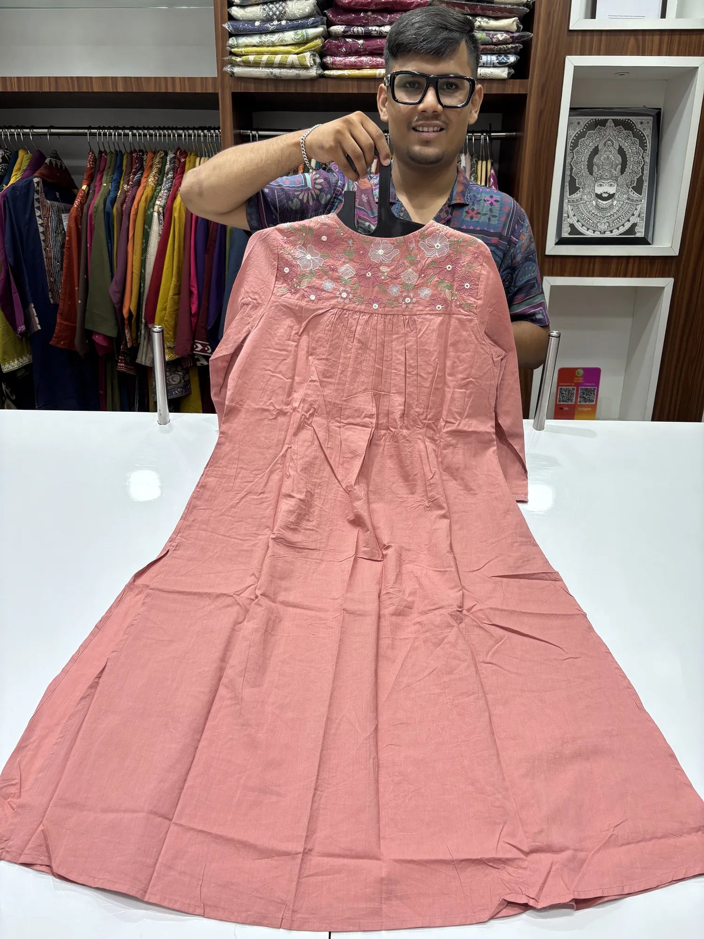 Bloom Yoke Kurti Pant Set 216-1-52
