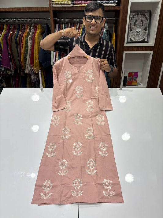 Pink Blossom Dupatta Set 2610-9-57