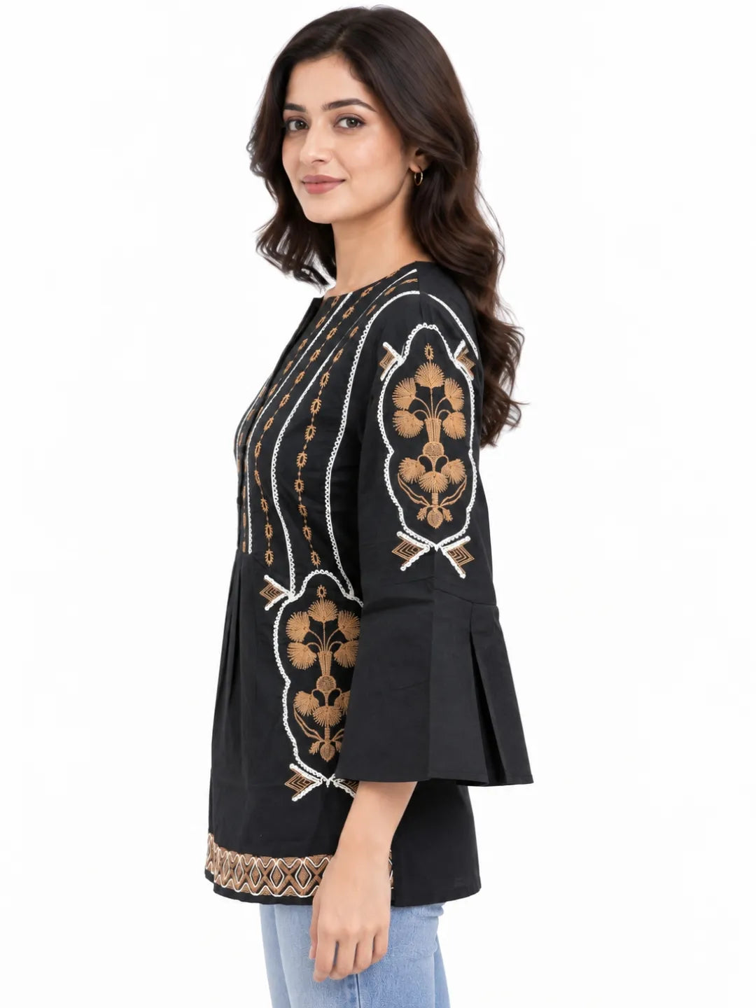 Latkan Embroidery Top Cotton Top