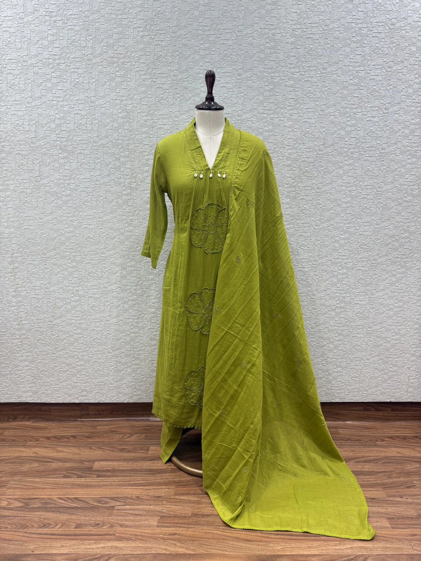 Petal Cutwork Dupatta Set 9051-2-5