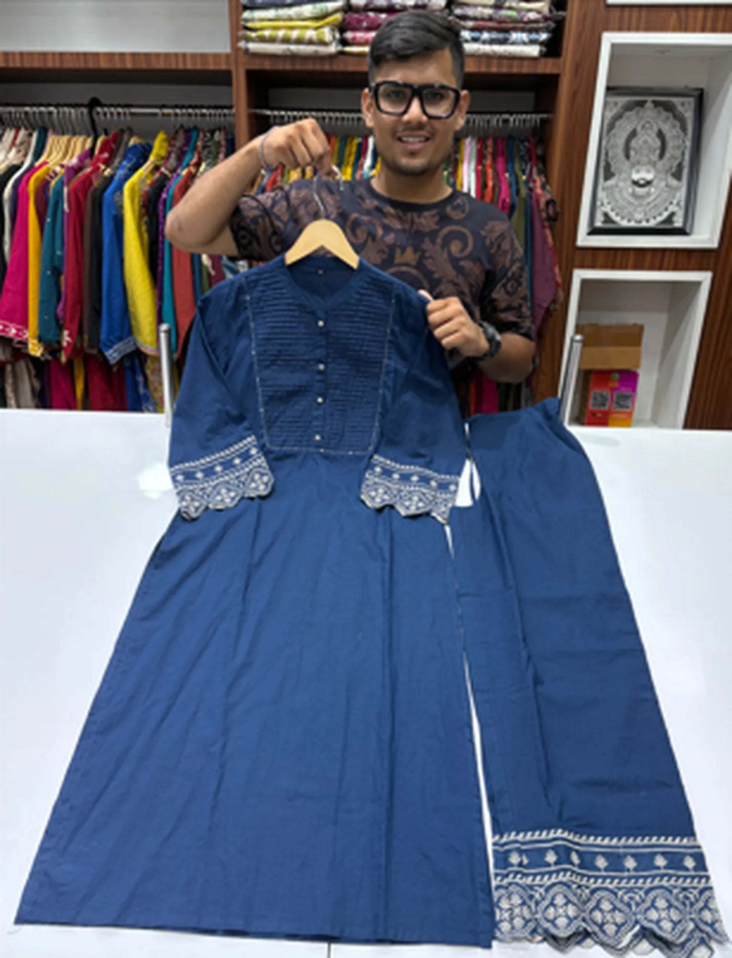 Adaa Kurti Pant Set 2348-3-52