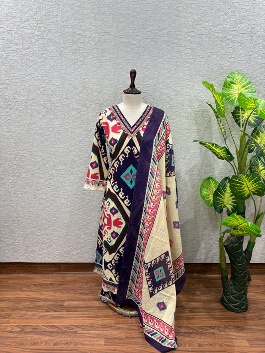 Virasat Ikkat- Premium Cotton KPD