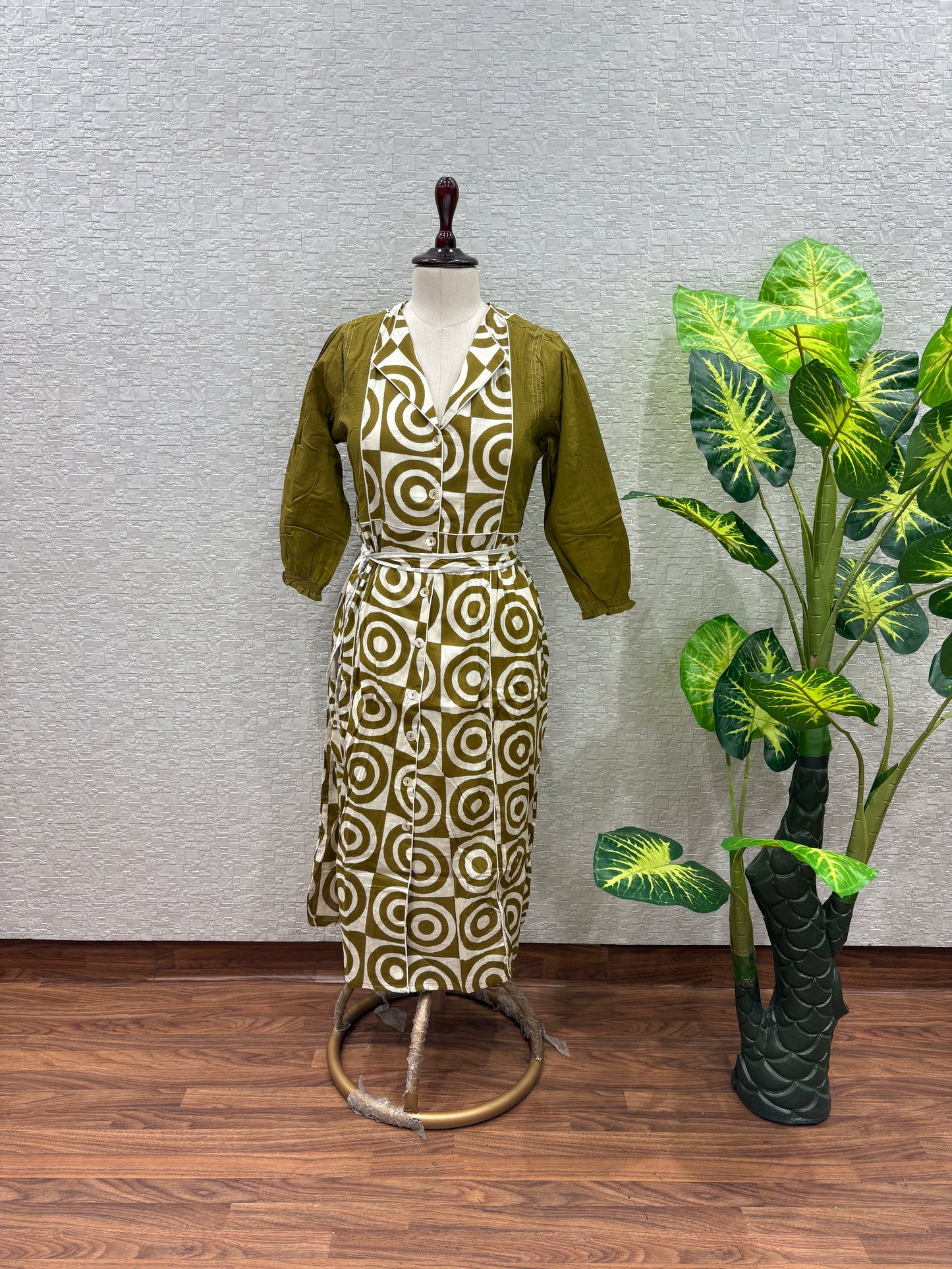Circle- Mul Cotton One Pc.