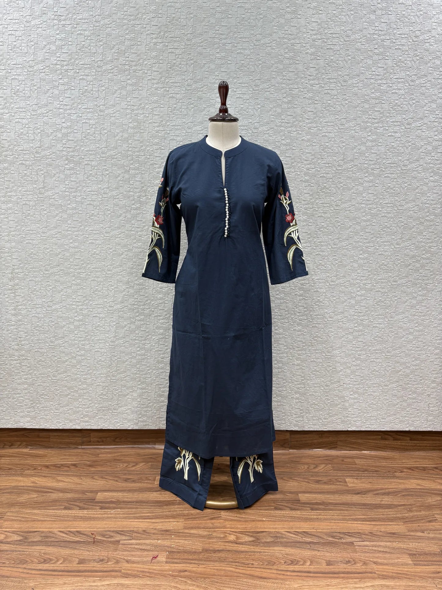 Floral Thread Dupatta Set 6067-3-5