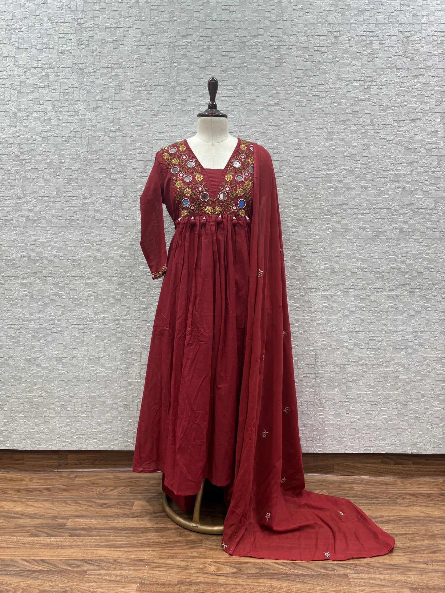 Mirror Garden Dupatta Set 147-7-60