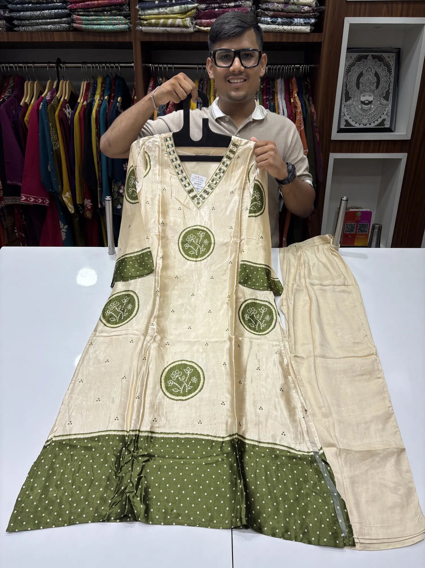 Shehzaa Gajji Dupatta Set 6937-1-2