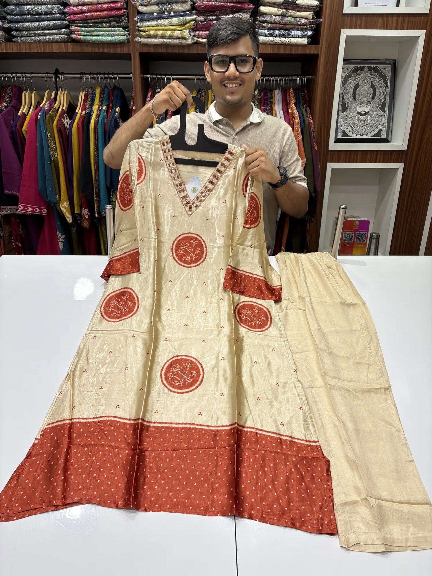 Shehzaa Gajji Dupatta Set 6937-1-2