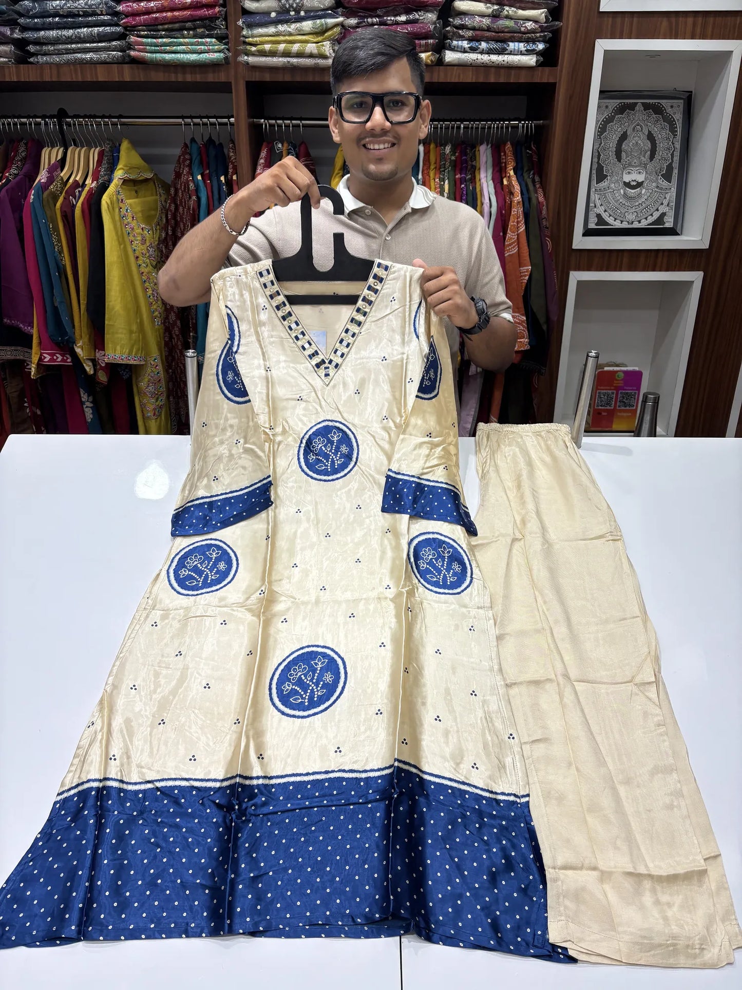 Shehzaa Gajji Dupatta Set 6937-1-2
