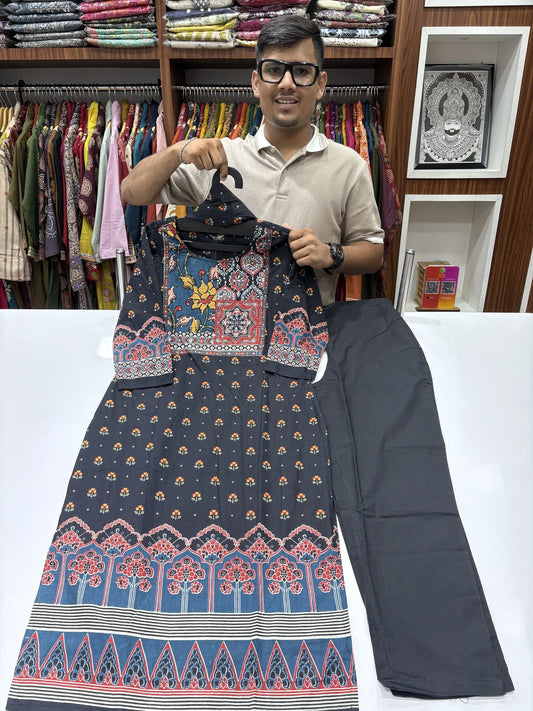 Kalamkari Buti Dupatta Set 3864-2-2