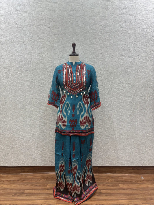 Ikkat Shell Coord Set 6937-7-2